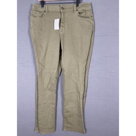 L.L. Bean Other - LL Bean Classic Fit Stretch Men's Jeans Green Sizes 16